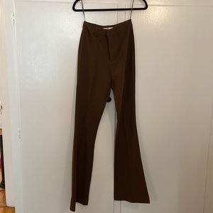 Brown BOA. flared pants